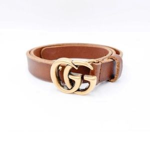 Gucci Double G Brown Belt - Size 85 - like new!!